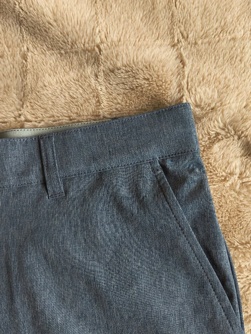 Blue Heathered Adidas Shorts